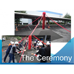 The ceremony of new plant expanding project opening